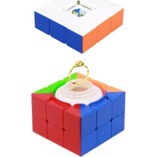 YUXIN Zhisheng 66mm 3x3 Treasure Box Magic Speed Cube Puzzle Storage Cubes Cubo Magico Professional Educational Toys For Adults