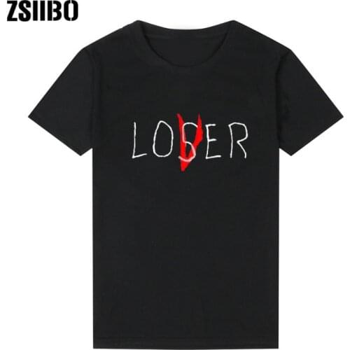 Movie It Losers Club T Shirt Women Casual Ulzzang Short Sleeve Loser Vintage Lover It Inspired vogue T-Shirt Harajuku Tops