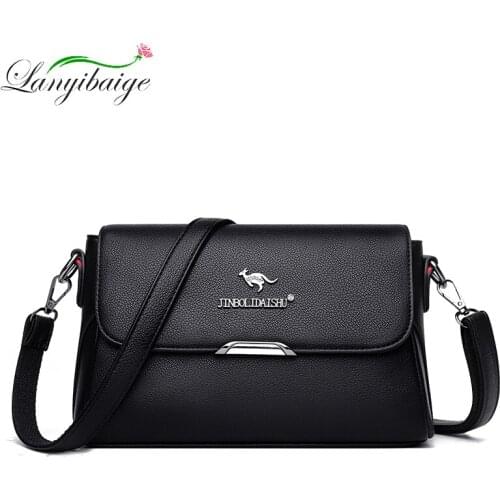 Ladies PU Leather Casual Shoulder Bag Fashion Light Luxury Brand Designer Fashion Messenger Bag Handbag Sac A Main 2021 Series