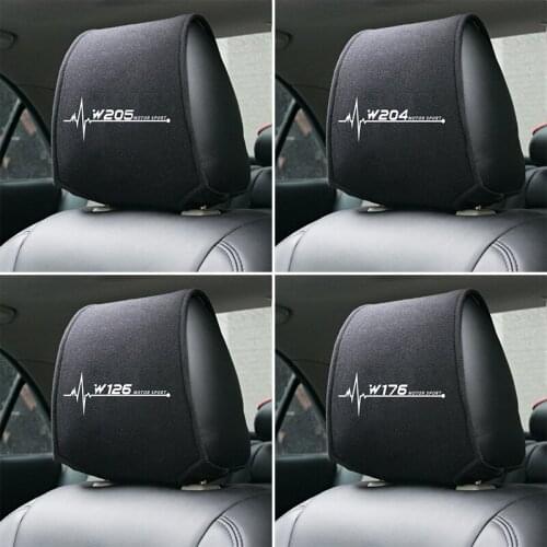1PCS Hot car headrest cover fit for Mercedes Benz W205 W212 W204 W203 W210 W213 W220 W221 W222 W108 W124 W126 W140 W168 W169 W17
