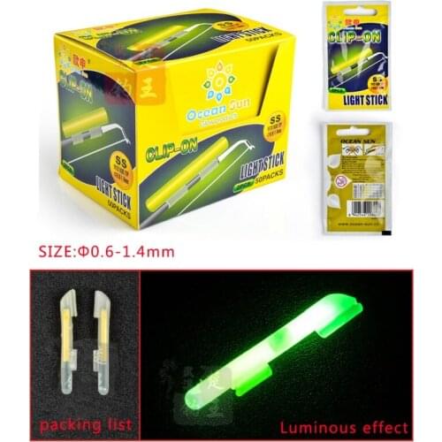 10Bag/Set Night Fishing Luminous Stick Light Fluorescent Stick Glowing Floating Fishing Stick Luminous Float Accessory
