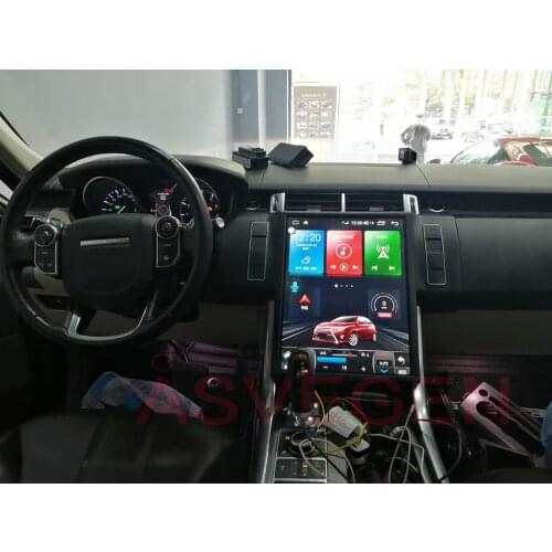 15.6" Android 10 Tesla Car Multimedia Radio Player For Land Range Rover 2013-2017 With 6+128G Auto Stereo GPS Navigation