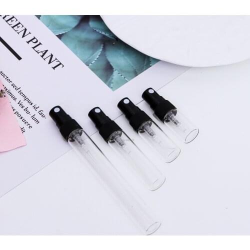 20/30pcs 2ML 3ML 5ML 10ML Travel Portable Perfume Bottle Glass Empty Cosmetics Bottle Sample Test Tube Bottle Mini Glass Vials