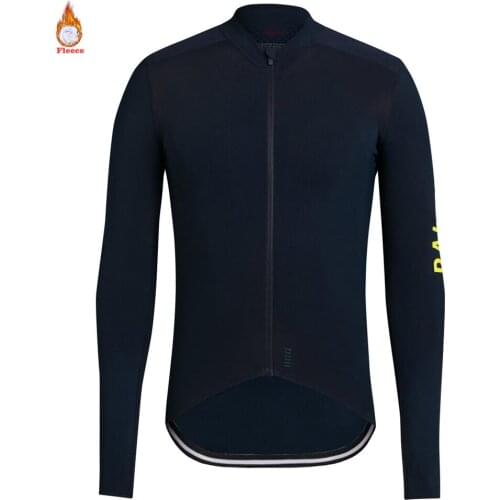 2022 Pro Winter Thermal Fleece Cycling Jersey Ropa Ciclismo Mtb Long Sleeve Men Bike Wear Clothing Maillot Multi-color style