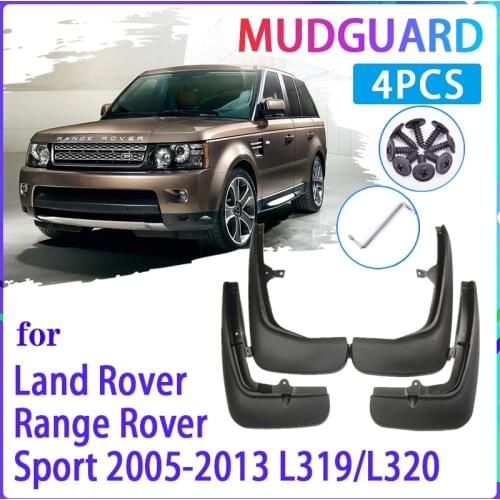 4 PCS Car Mud Flaps for Land Rover Range Rover Sport 2005~2013 L319 L320 Mudguard Splash Guards Fender Mudflaps Auto Accessories