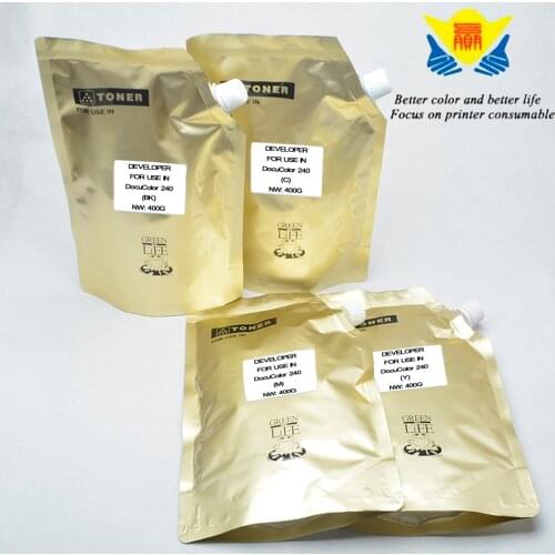 4pieces/lot) 400g Color Comapatible Developer for XEROXs DocuColor 240/242/250/252/260/560