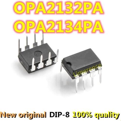 5PCS OPA2132PA OPA2134PA OPA2132 OPA2134 DIP-8 audio op amp IC chip double channel amplifier new and original IC