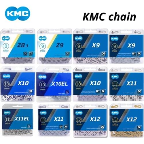 KMC chain Z8 Z9 X9 X10 X11 X12 Bicycle Chain 8/9/10/11/12 Speed and Magic Button for Mountain/Rod Bike EL EPT Original box