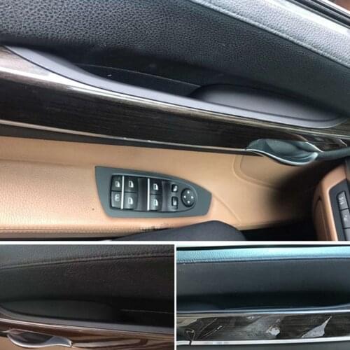 Car Interior Door Handle Covers for B-MW 7 Series 730 740 750 760 F01/F02 2008-2014 Front Door Handle Carrier Trim Cover