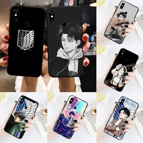 Anime Japanese attack on Titan Phone Case For Xiaomi Redmi Note 4 4x 5 6 7 8 pro S2 PLUS 6A PRO