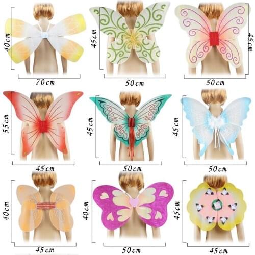 Kids cosplay sexy Halloween masquerade insect costumes for kid wings butterfly girl flower fairy costume
