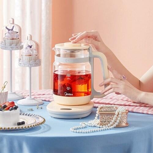 Midea 220V Electric Health Preserving Pot 1.5L Multi Cooker Glass Home Electric Kettle Stewing Cooking Pot Kettle Electric