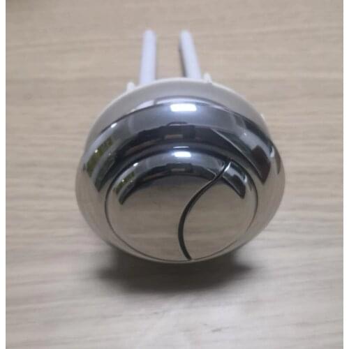 Chrome plated ABS Round shape Toilet Push Buttons 58mm/48mm/38mm