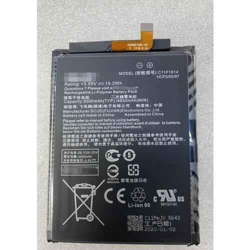HST New Battery 5000mAh C11P1614 Phone Battery For ASUS ZenFone 3S MAX Dual SIM TD-LTE ZenFone Pegasus 3S ZC521TL Batteries