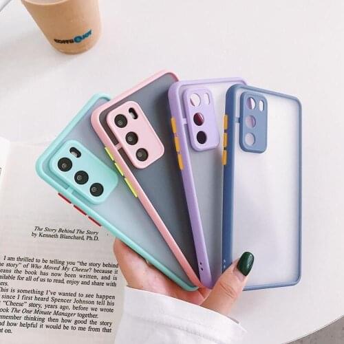 Matte Case For Samsung Galaxy S21 Plus S20 FE Ultra S10E Transparent Shockproof Bumper Case FOR Samsung Note 20 Ultra 10 Plus S9
