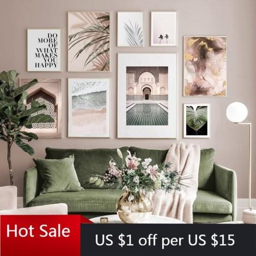 Trendy Marocco Landscape Nature Plants Canvas Painting Wall Art Decor Pictures Prints For Posters Aesthetic Room Decorative