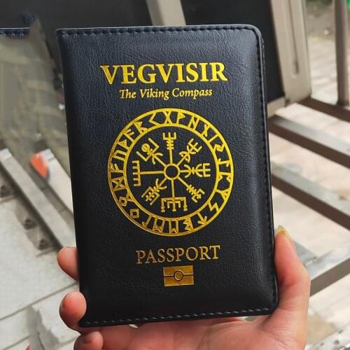 Compass Passport Cover Vegvisir Logo Case for Passports