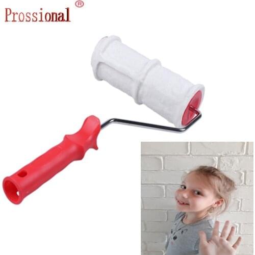 Pattern DIY Paint Roller Polyurethane Environmental Protection Stamp Painting Decorative Cylinder Tools Imitate Stone for Wall
