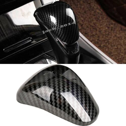 1PCS Carbon Fiber Gear Shift Knob Trim For Honda Accord 9th 2014 2015 2016 2017