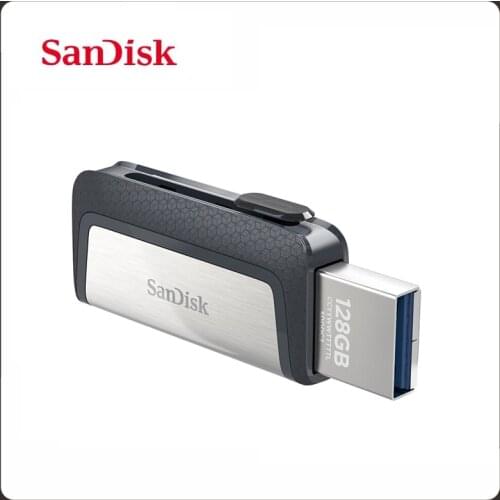 Sandisk SDDDC2 Extreme Type-C usb Pen Drives 32GB 64GB 128GB Dual OTG USB Flash Drive 256GB U Disk high speed USB3.1