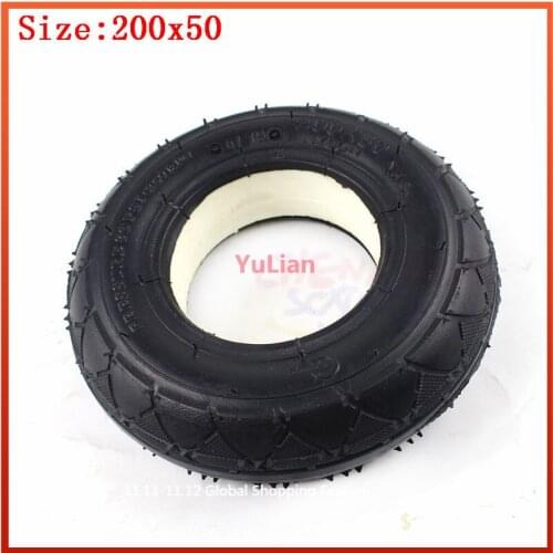 200x50 tire include solid/foam filled and tube and tyre include For Electic Scooter Motorcycle ATV Moped Parts