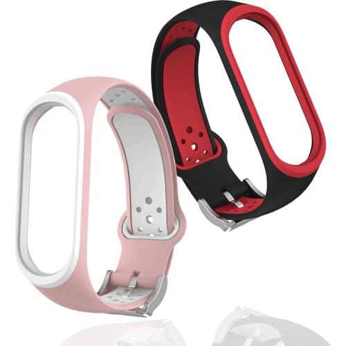 FOR Xiaomi Mi Band 4 3 Strap Replacement Wrist Straps Bracelets Silicone Watch Band for Xiaomi MI Band Wristband Strap