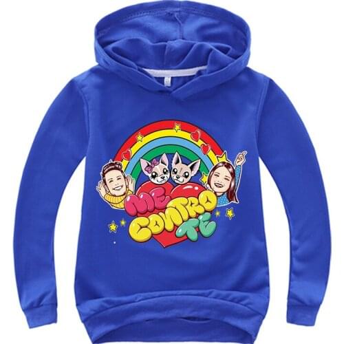 Spring Baby Boy Girl Long Sleeve T-Shirt Kid Sweatshirt Cartoon Me Contro Te Print Children Hoodies Top Girl Tee Streetwear