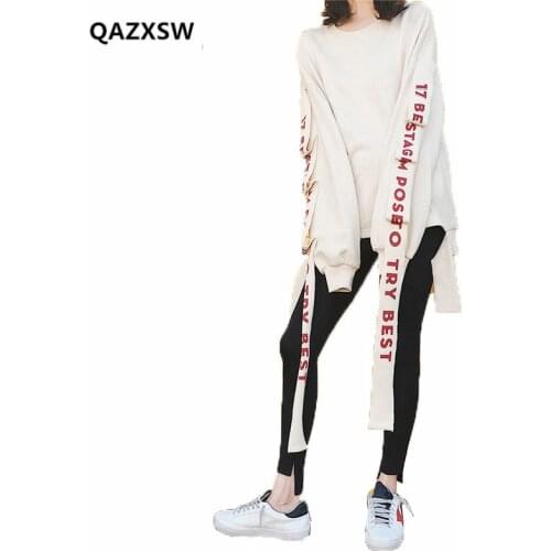 2018 New Spring Sweatshirts Female BF Loose Wild Fashion Korean Wave Student Harajuku Style Long Sleeve Thin Lazy Wind bts SY070