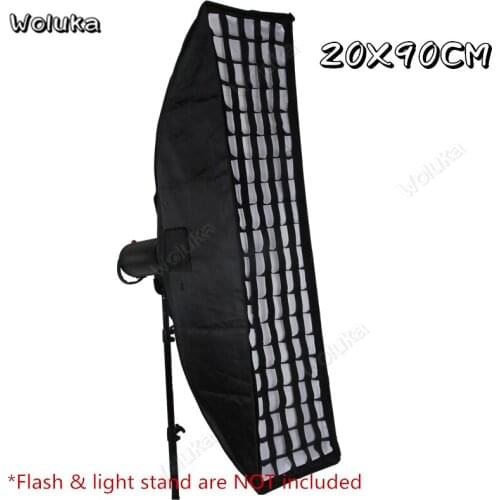 20X90CM Grid SoftBox Long Strip Soft Light Box Photo Light Box Studio Photography Soft Cover Equipment For Shooting CD50 T10