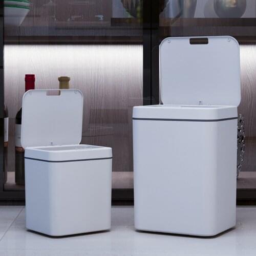 16L Waste Bin Chargeable Dustbin Smart Trash Can AutoRubbish Bin Motion Sense For Home Office Kitchen Bathroom Garbage