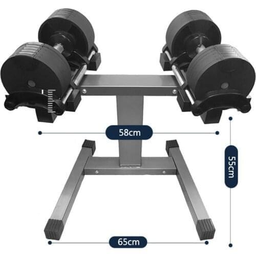 GYM Workout Dumbbell Set 20KG/24KG/32KG/36KG Dumbbell Set 2 Pieces Dumbbells And 1 Stand Door To Door