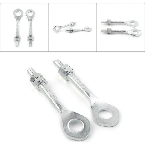 2Pcs Motorcycle Chain Axle Tensioner Adjuster Tightener For 50cc 70cc 90cc 110cc 125cc Dirt Bike ATV
