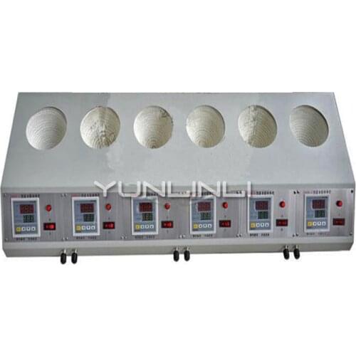 220v Electrical Heating Sleeves 6 Holes Intelligent Digital Display Multiple Electrical Heating Sleeve ZNHW-DL