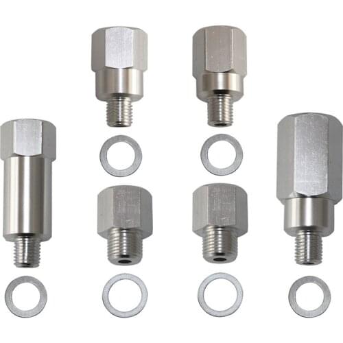 6pcs/lot Engine Oil & Coolant Sensor Set Gauge 1/8 3/8 1/2 NPT for LS series Engines LS1 LS3