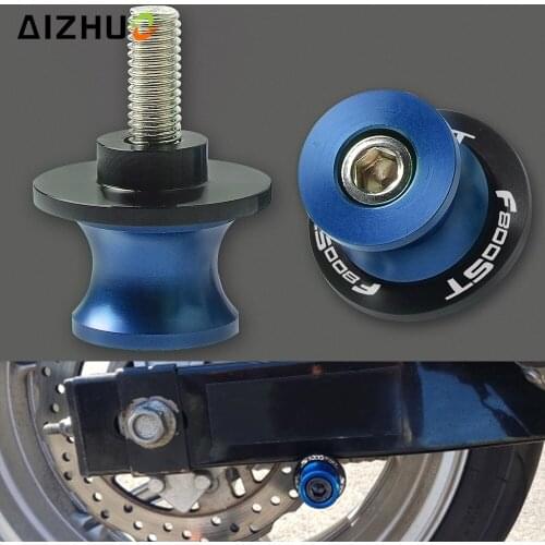 8MM Motorcycle Accessories Swingarm Sliders Spools Stand Screws For BMW F800ST 2006-2015 2007 2008 2009 2010 2011 2012 2013 2014