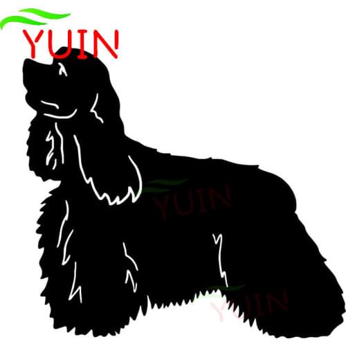 American Cocker Spaniel Animal Car Sticker Window Fashion Cute Pet Cars Accessories PVC Decoration Waterproof Sunscreen Decal