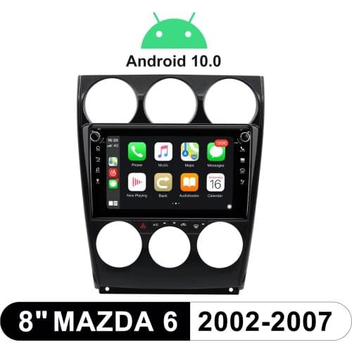 1 Din Android Car Radio Audio Stereo WIFI USB Central Multimedia 8" GPS Navigation Car Intelligent System For Mazda 6 2002-2007
