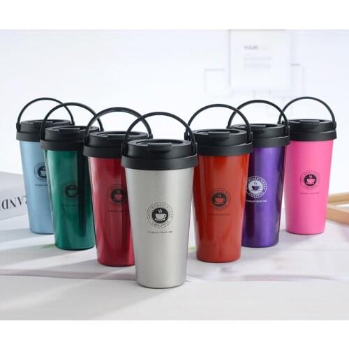 Free Shipping Double Stainless Steel 304 Coffee Cup Car Thermos Mug Leak Proof Travel Thermo Cup Thermos Mug For Gifts