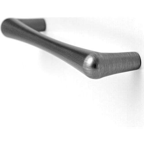 Black furniture handle kitchen hardware cupboard wardrobe cabinet knobs and handles for white drawers