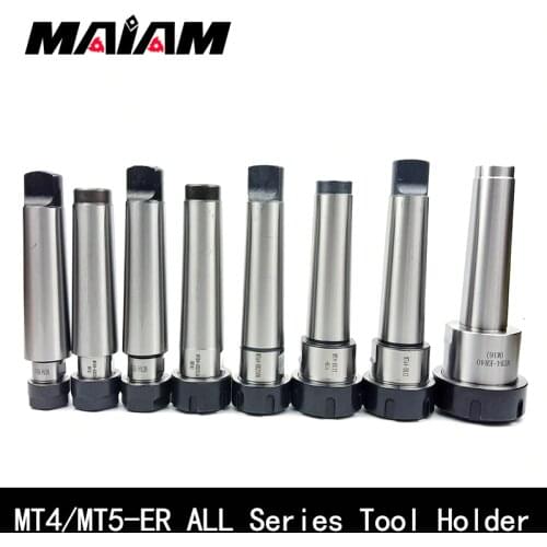 Mt4 mt5 tool holder mta4 mtb4 er16 er20 er25 er32 ER40 cnc tool holder rear pull flat tail center tool holder er collet chuck