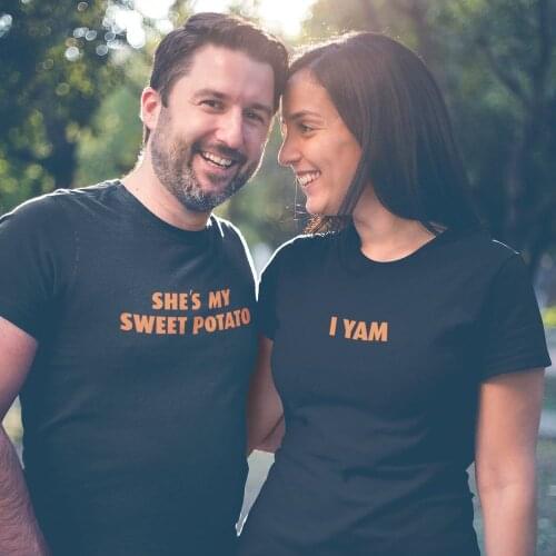 Shes My Sweet Potato T-Shirt I Yam Unisex Matching Shirt Couples Shirt Husband Wife Tees Sweet Potato His Hers LGBT shirt