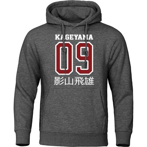 Hot Sale Men Hoodies 2021 Autumn New Tracksuit Haikyuu 09 Print Streetwear Hoodie Sweatshirts Cotten Hip Hot Male Brand Pullover