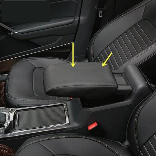 PU Leather Center Armrest Cover For Volkswagen Passat 2016 2017 2018 AB293