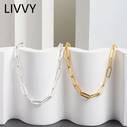 LIVVY Silver Chains