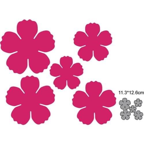 Rose Flower Metal Die Cuts,Wedding Flower Leaf Leaves Cutting Dies Cut Stencils for DIY Scrapbooking Album Decorative Embossing