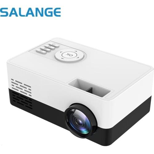 Salange J15 Video Projector Mini Led Projetor Support 1080P Video Proyector Display Home Media Player Portable Pocket Beamer