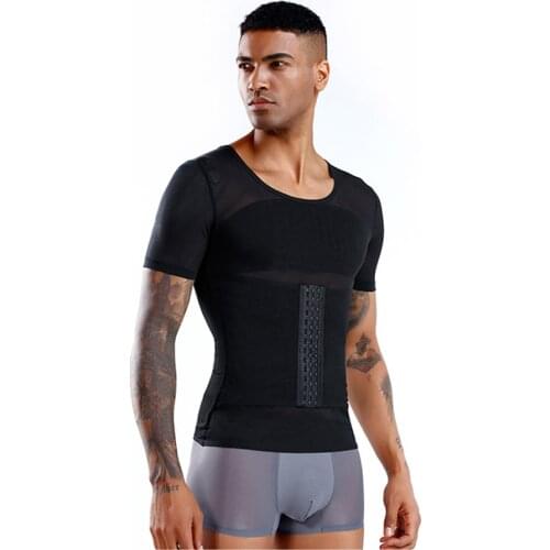 Waist Corset Mens Slimming Body Shaper Belly Control Shapewear Man Shapers Underwear Corset Waist Trainer Muscle Girdle Shirt