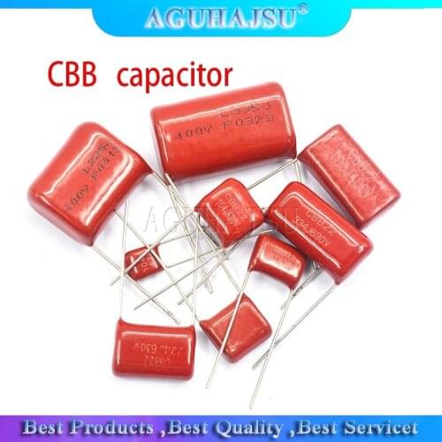 10PCS 1500V104J 630V684J 250V475J 250V475J 630V224J 400V684J 63V105J 630V104J 400V105J CBB Polypropylene film capacitor