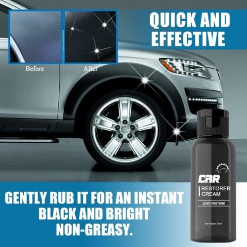 Auto Plastic Parts Retreading Agent Leather Plastic Parts Refurbishment Paint Paste Maintenance Paint Car Wax Retreading Agent