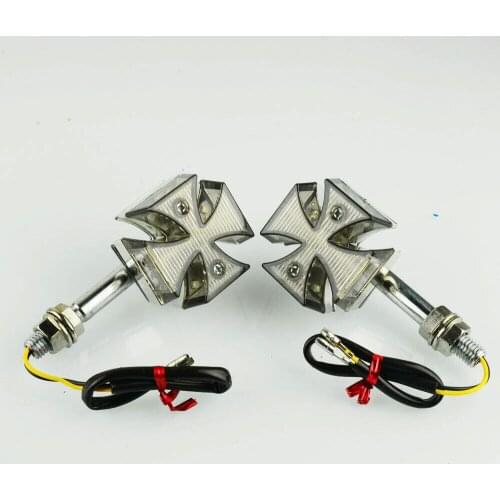 Motorcycle Cross LED Taillight Brake Rear License Plate Light Red Black for Honda Yamaha Harley Kawasaki Suzuki BMW DUCATI